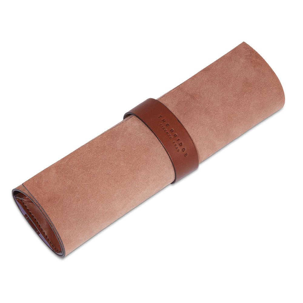 Zurück Gammon THE BRIDGE Life Style Linie aus braunem Leder