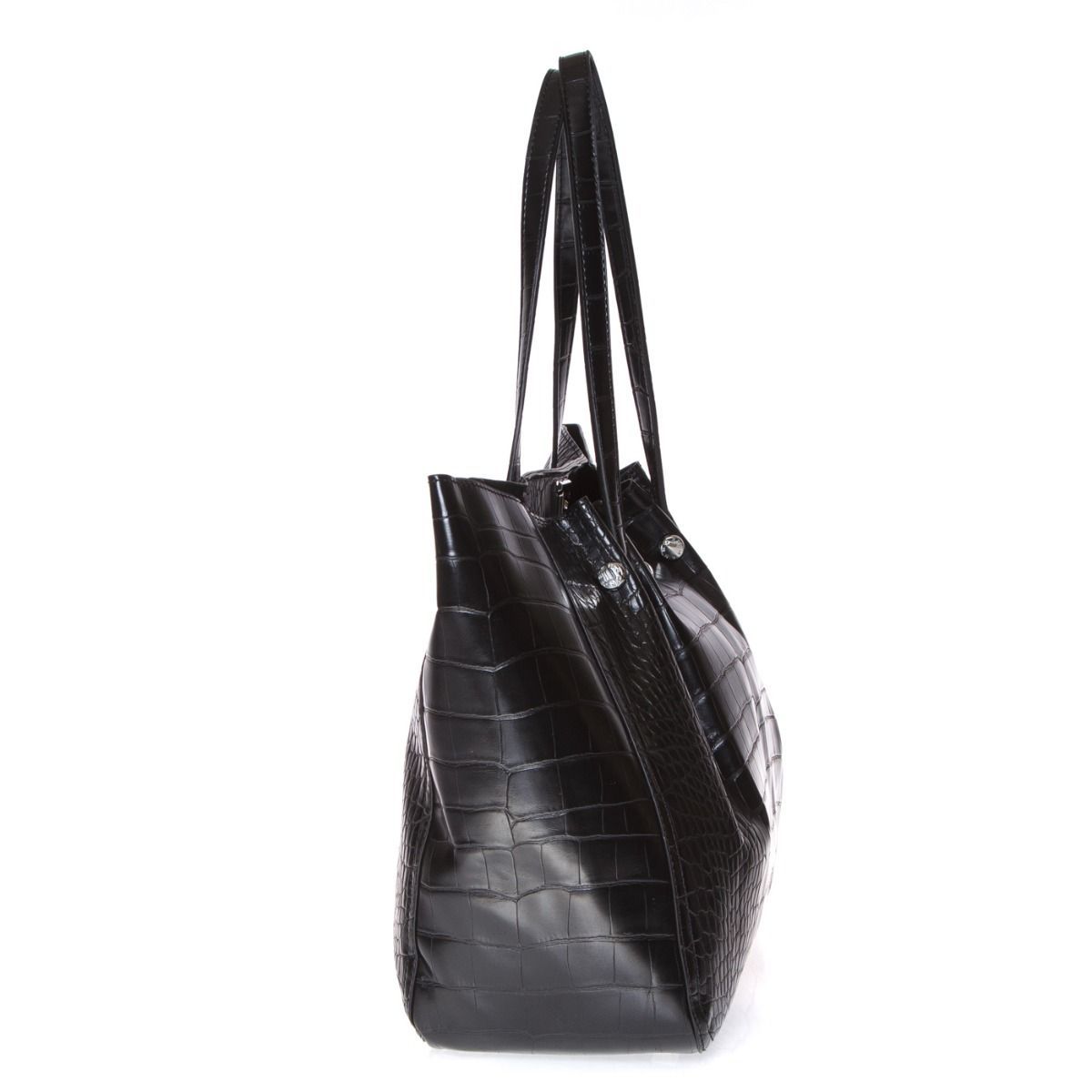 Borsa Shopper ERMANNO SCERVINO Linea Giovanna Winter Stampa Cocco colore Nero