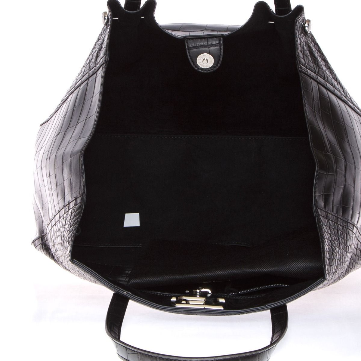 Borsa Shopper ERMANNO SCERVINO Linea Giovanna Winter Stampa Cocco colore Nero
