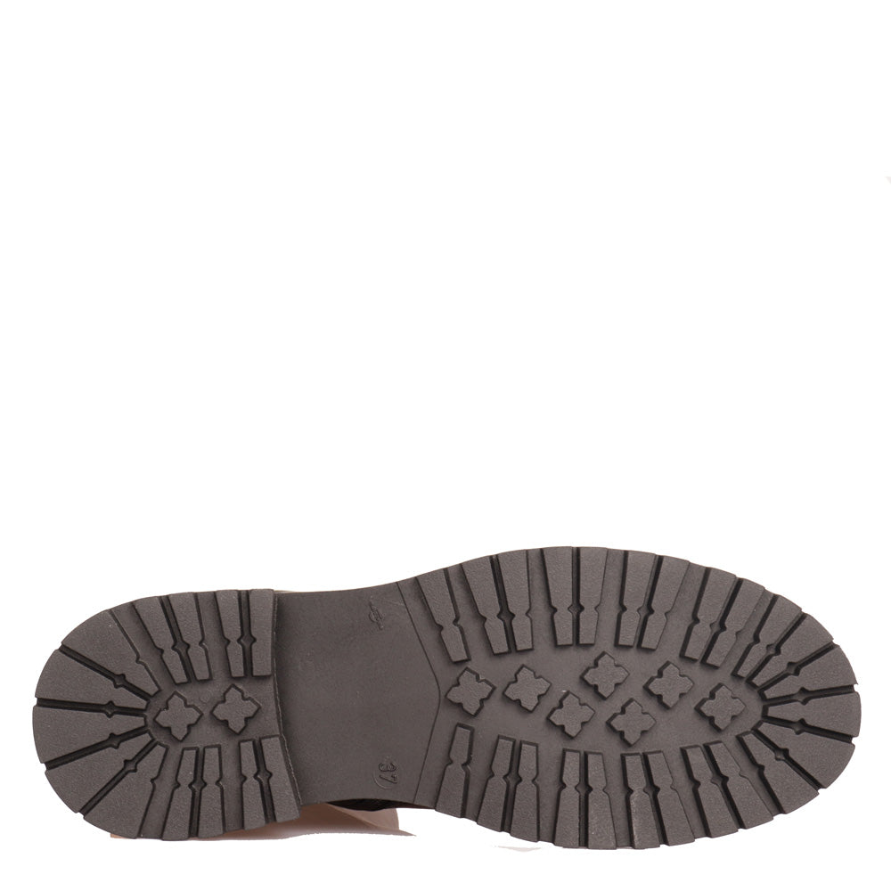 Scarpe Junior 1A Classe Alviero Martini Stivali Beatles in Pelle Nera con Inserto Elastico e Dettaglio Geo Classic 1079
