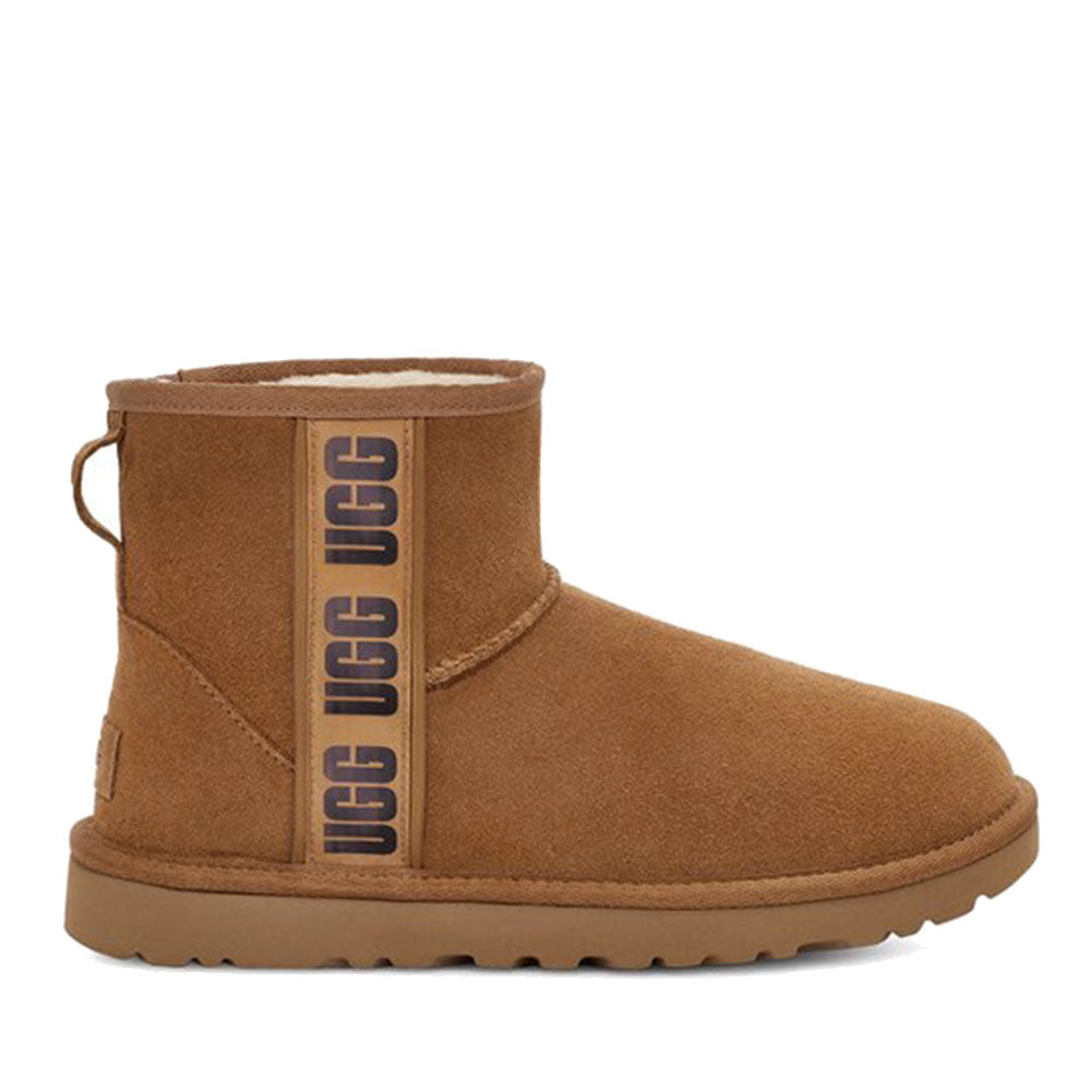 Chestnut Ugg Mini Sconto Stivaletti Donna UGG Classic Mini Side