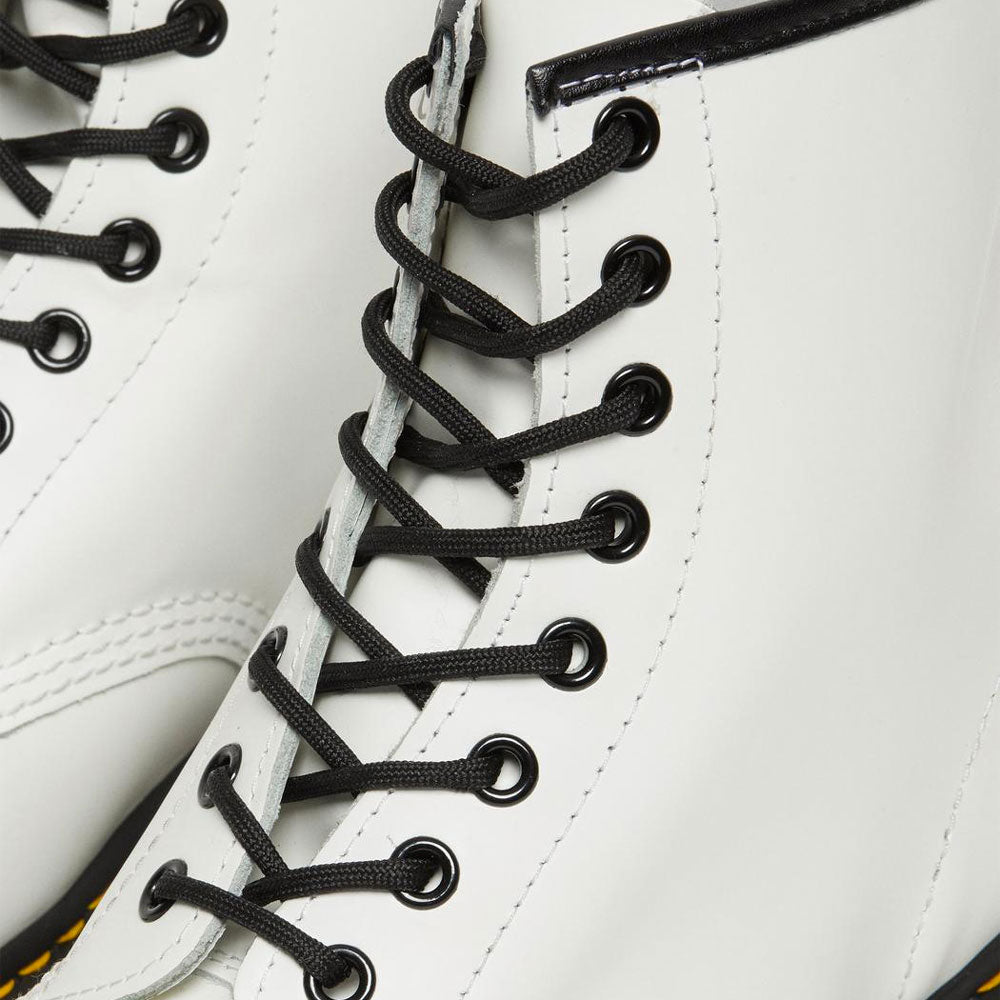 Scarpe DR. MARTENS Stivali linea 1460 in Pelle Bianca