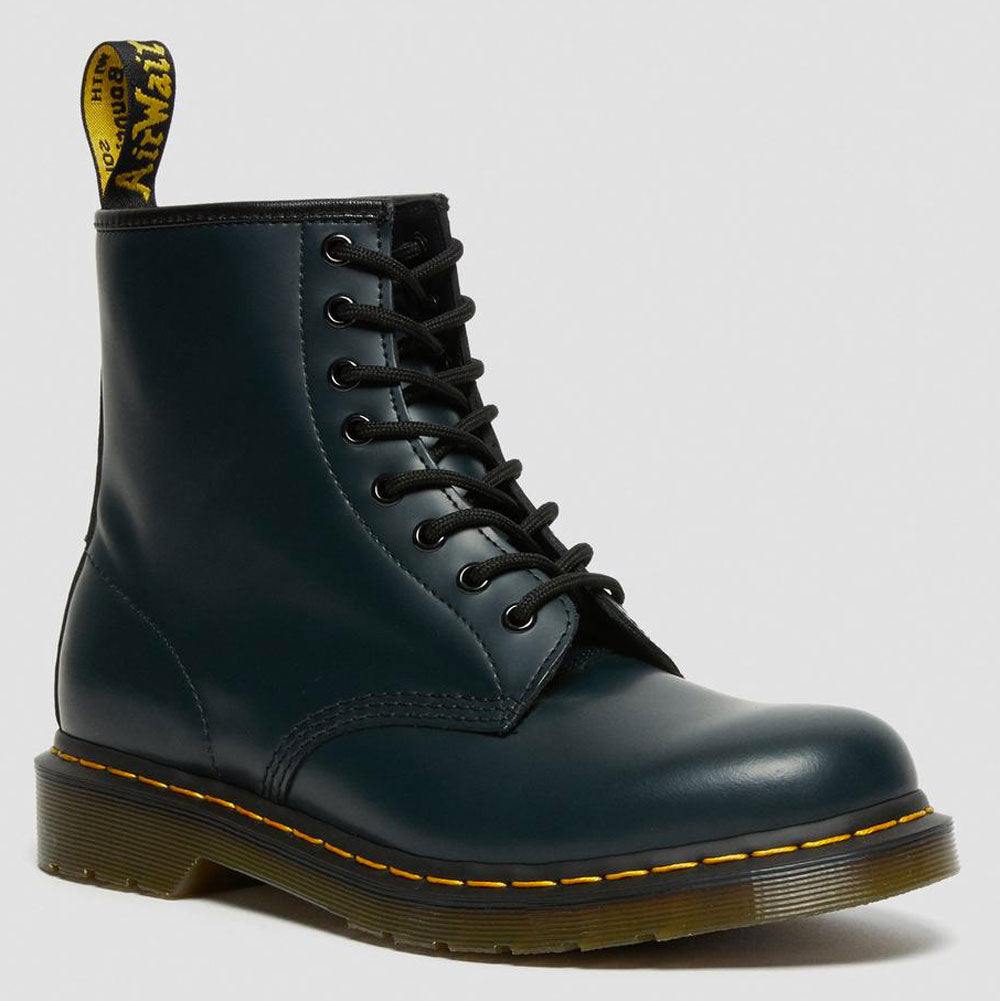 Scarpe DR. MARTENS Stivali linea 1460 in Pelle Blu Navy