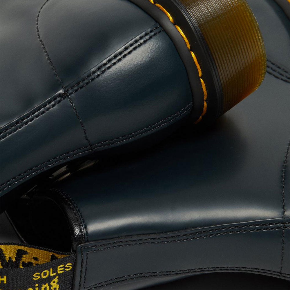 Scarpe DR. MARTENS Stivali linea 1460 in Pelle Blu Navy
