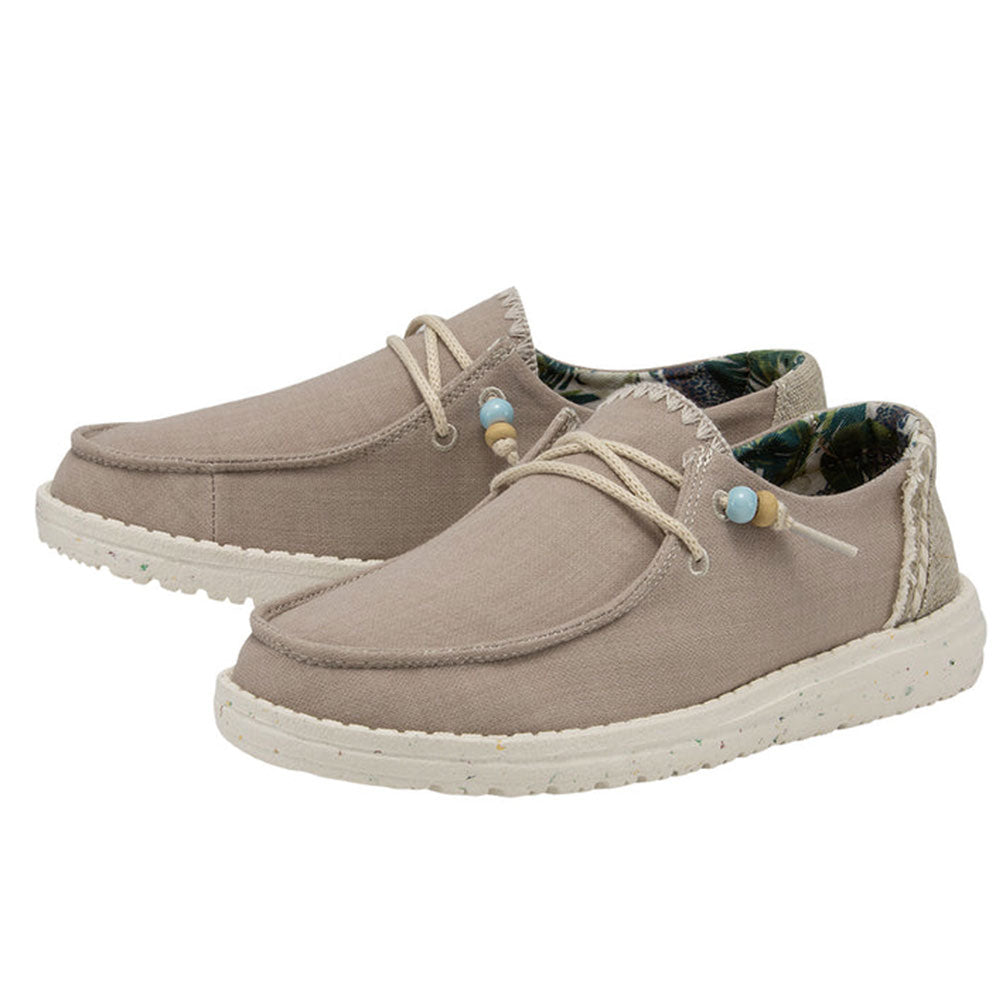 Scarpe Donna HEY DUDE linea Wendy Natural Colore Rose