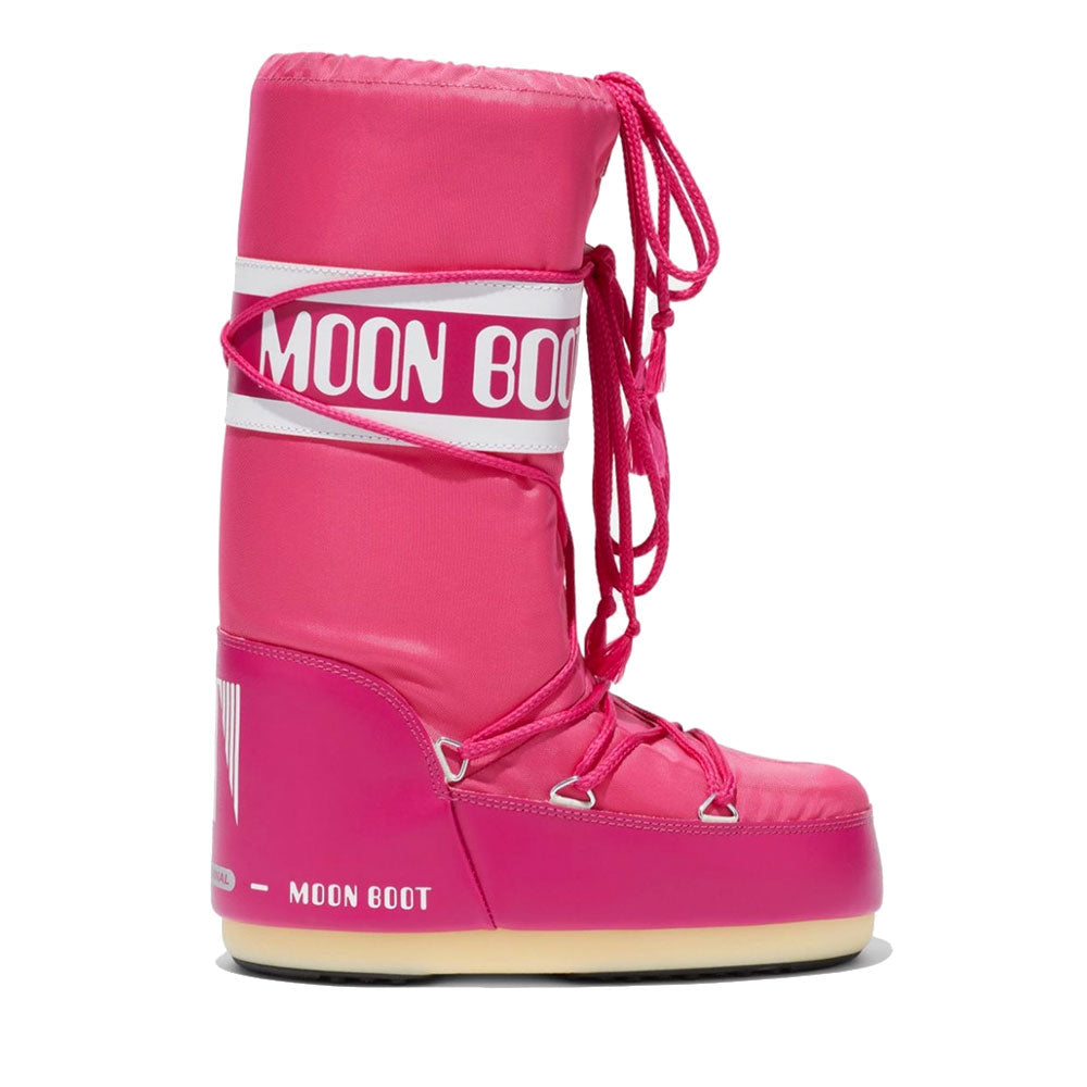 Stivali da Neve Donna MOON BOOT Icon Nylon Colore Bougainvillea