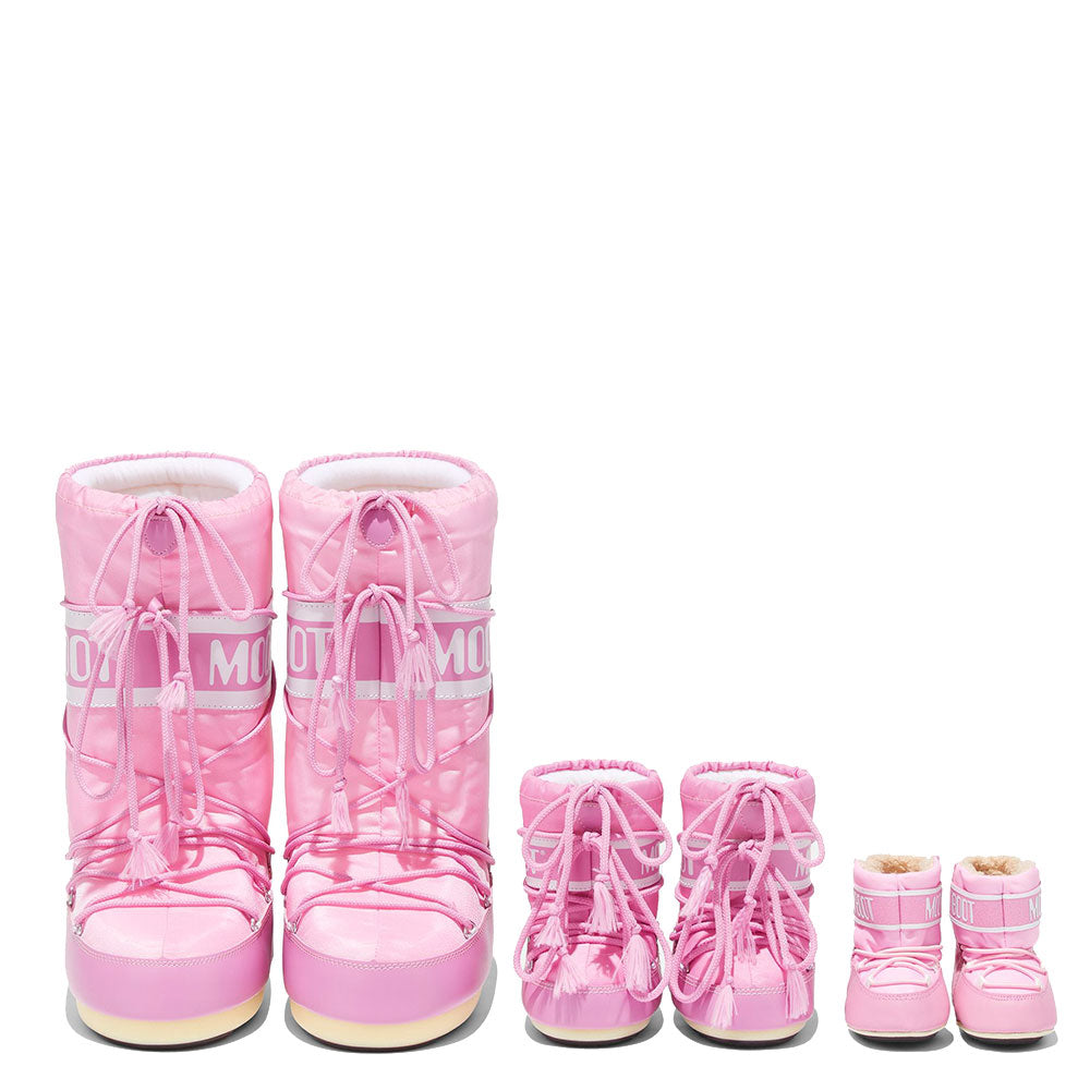 Stivali da Neve Donna MOON BOOT Icon Nylon Colore Pink