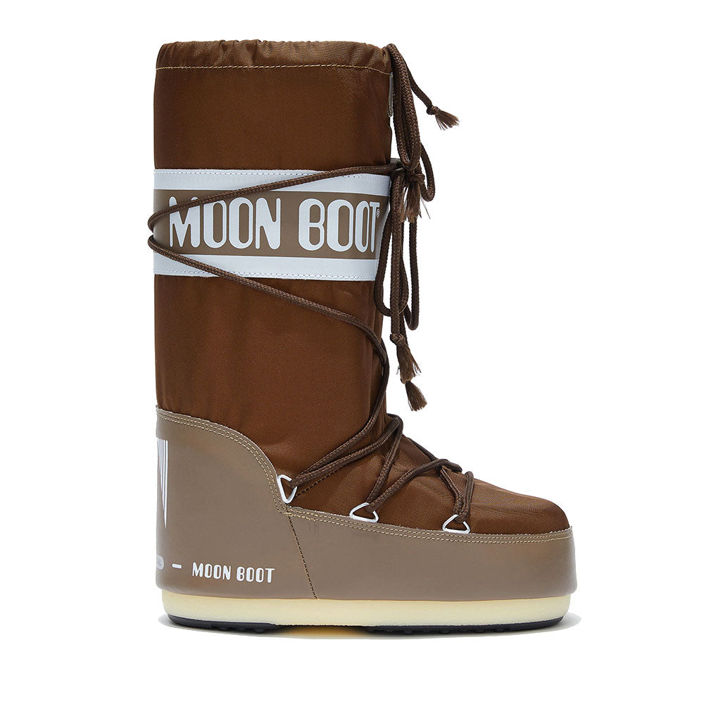 Stivali da Neve Unisex MOON BOOT Icon Nylon Colore Shitake