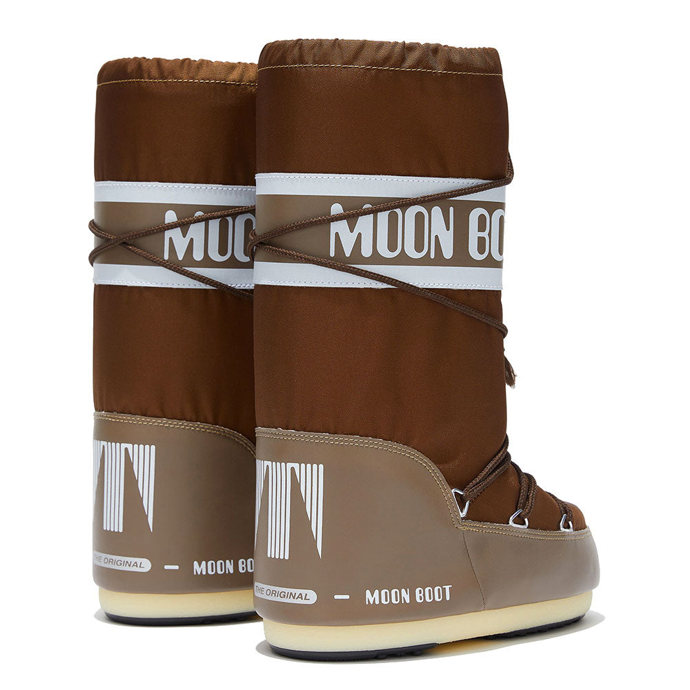 Stivali da Neve Unisex MOON BOOT Icon Nylon Colore Shitake