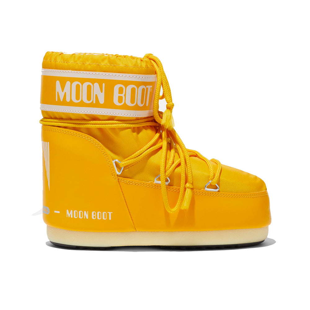 Stivali da Neve Donna MOON BOOT Icon Low in Nylon Colore Giallo