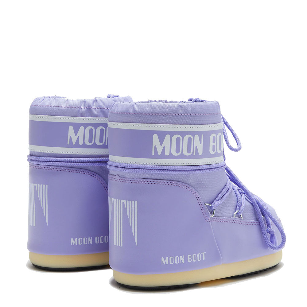 Stivali da Neve Donna MOON BOOT Icon Low in Nylon Colore Lilac