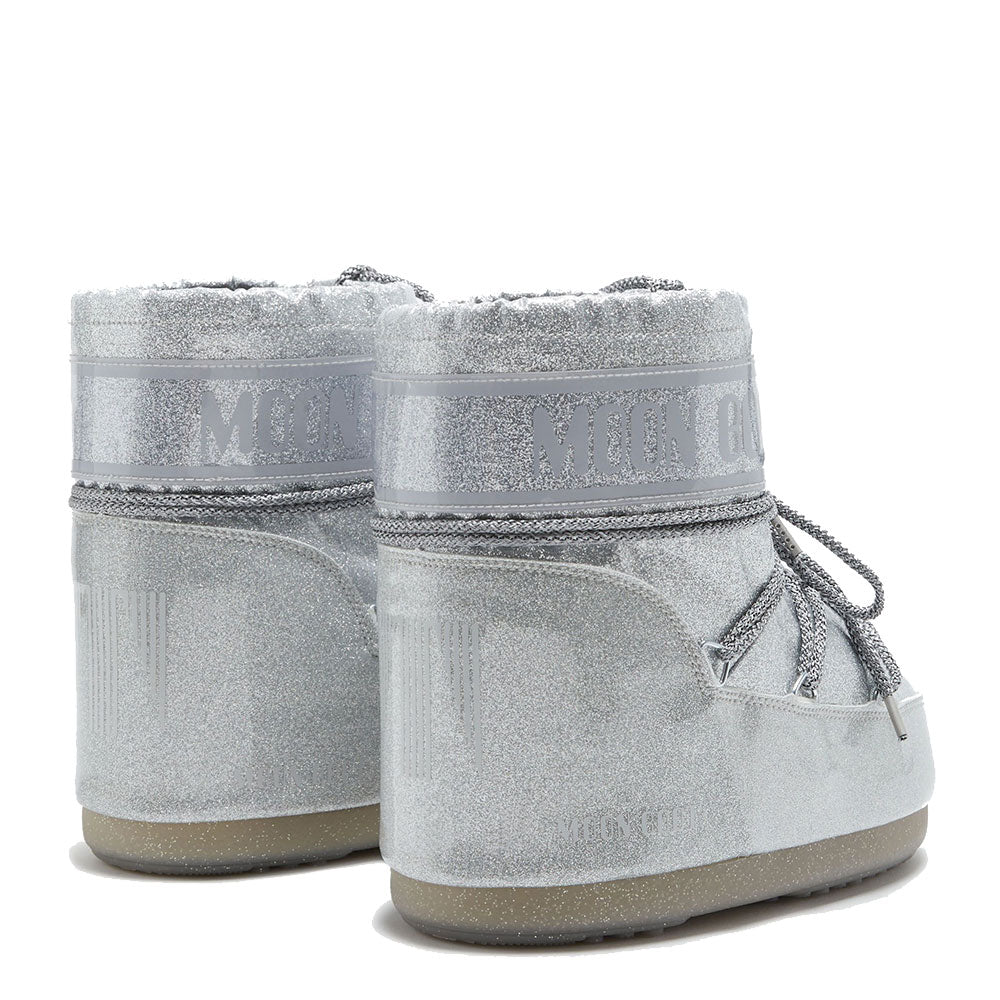 Stivali da Neve Donna MOON BOOT Icon Low Glitter Argento