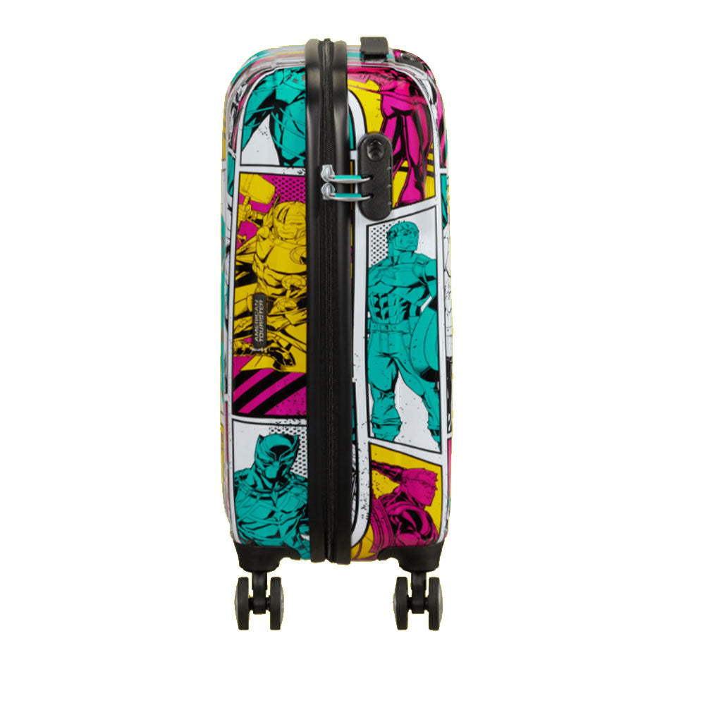 Trolley Cabina 55cm 4 Ruote Leggero 2,6kg - American Tourister Marvel Legends Avengers Pop Art