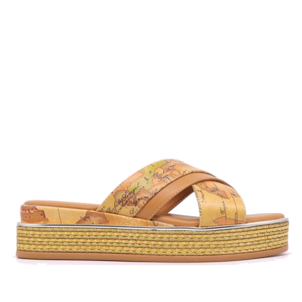 Scarpe Donna 1A Classe Alviero Martini Ciabatte stampa Geo Classic 1544
