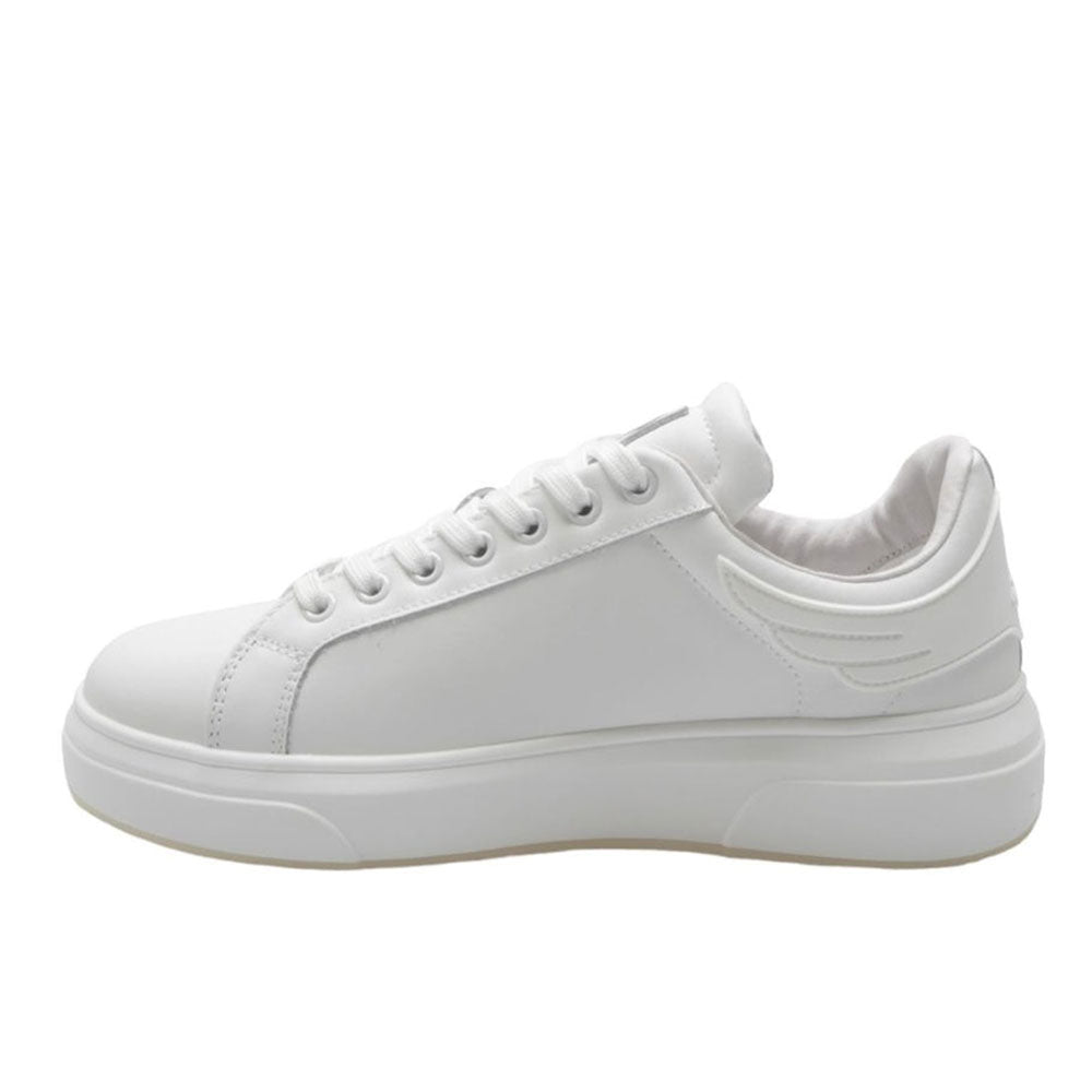 Scarpe Donna JOHN RICHMOND Sneakers in Pelle Bianca con Logo Laterale