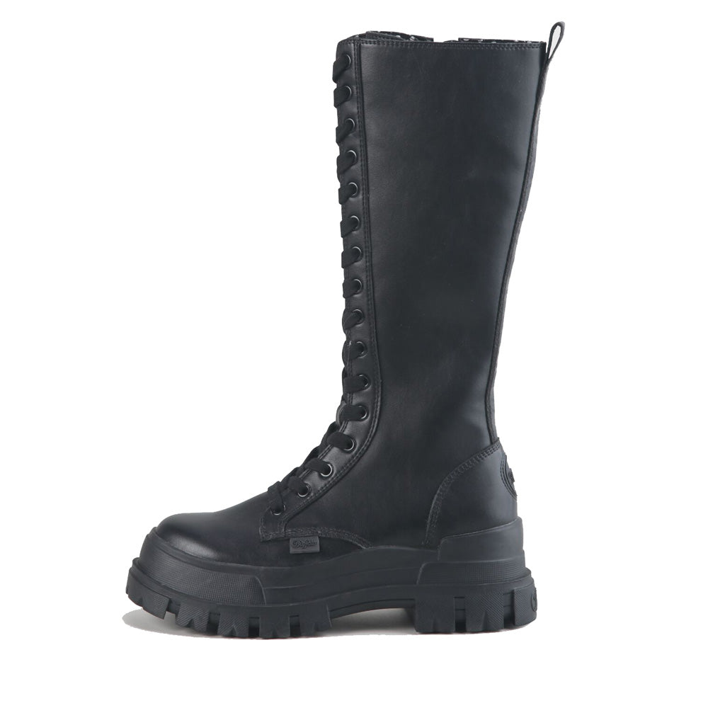Scarpe BUFFALO Anfibi Alti Vegan linea Aspha On colore Nero
