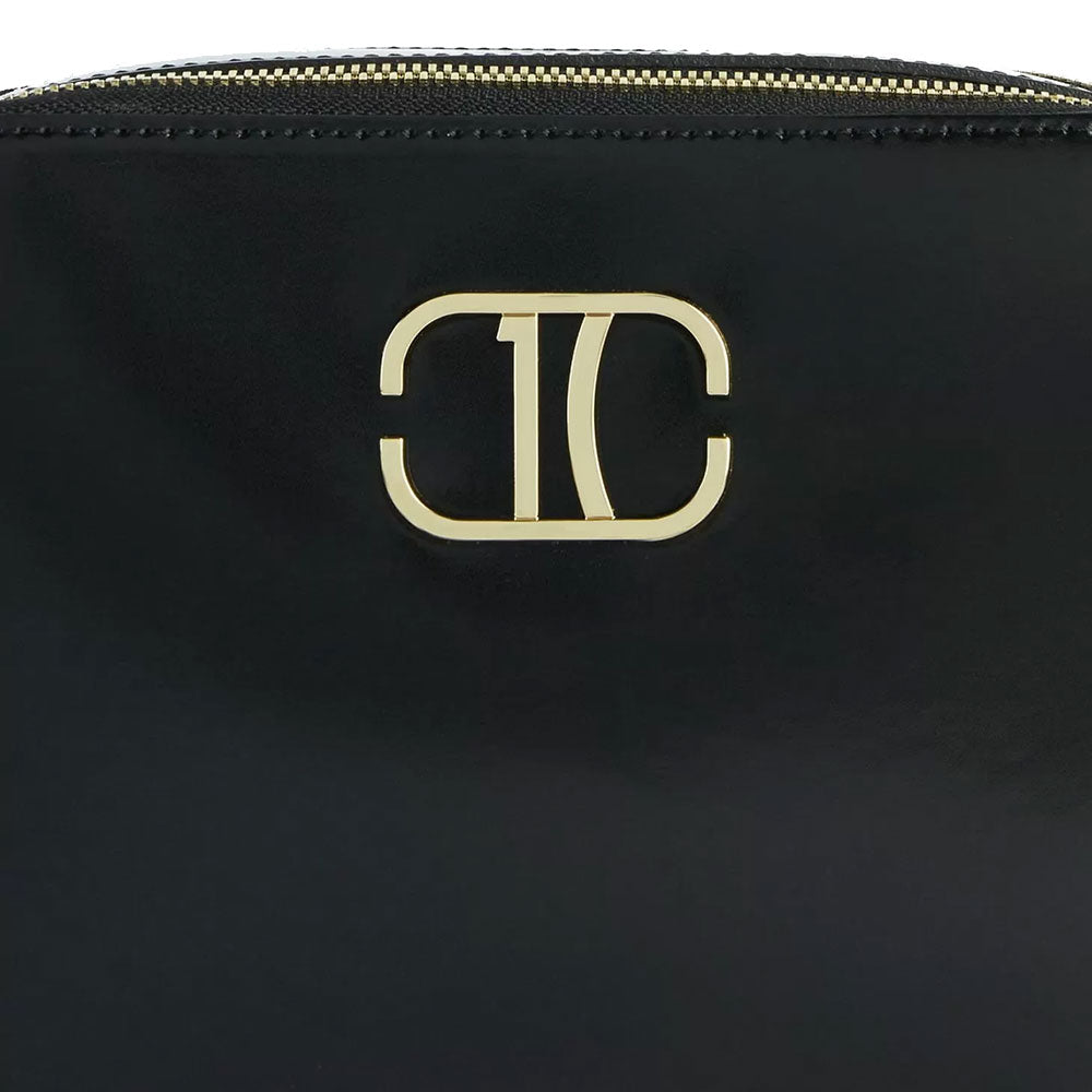 Borsa Donna a Tracolla 1A Classe Alviero Martini linea Rich Bag in Pelle Nera GV99