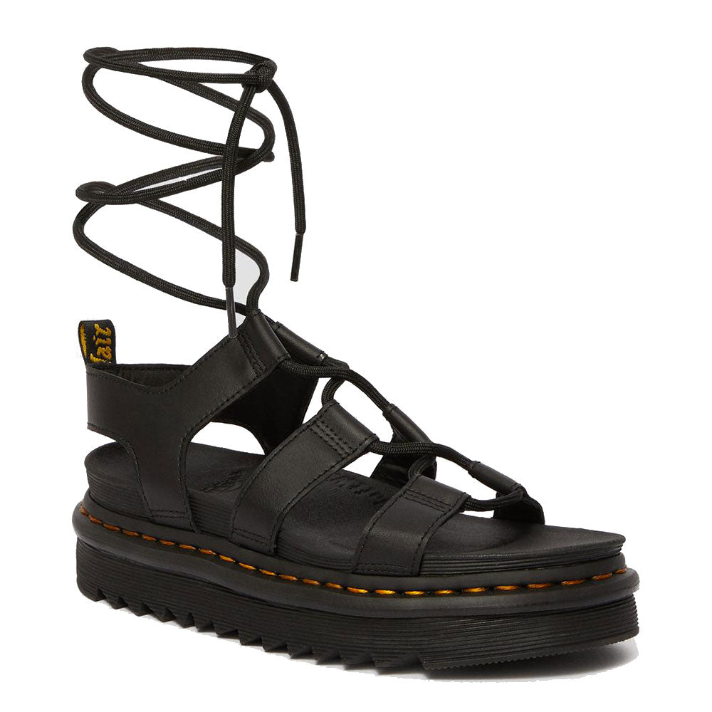 Scarpe Donna DR. MARTENS Sandali linea Nartilla in Pelle Nera