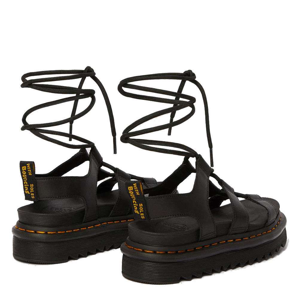 Scarpe Donna DR. MARTENS Sandali linea Nartilla in Pelle Nera