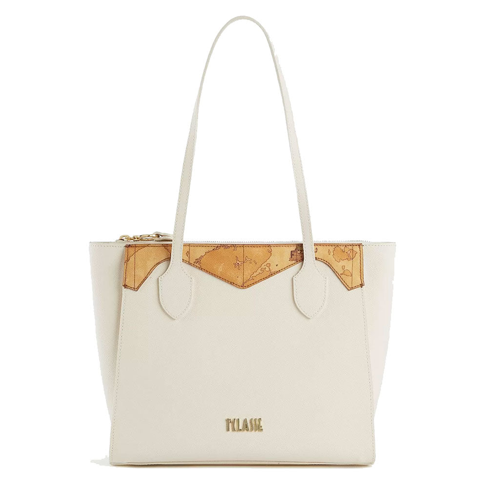 Shopping Bag Small 1A Classe Alviero Martini linea Florida City Avorio GZ52