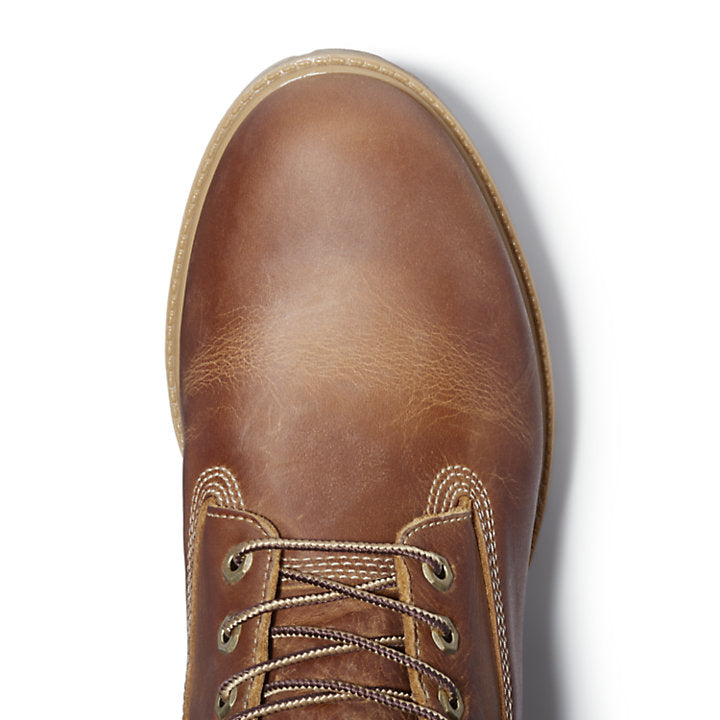 Scarpe Uomo TIMBERLAND Stivali linea Premium Heritage 6 Inch colore Marrone Chiaro