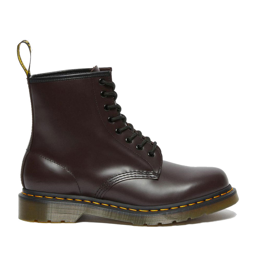 Scarpe Unisex DR. MARTENS Stivali linea 1460 in Pelle Smooth Burgundy