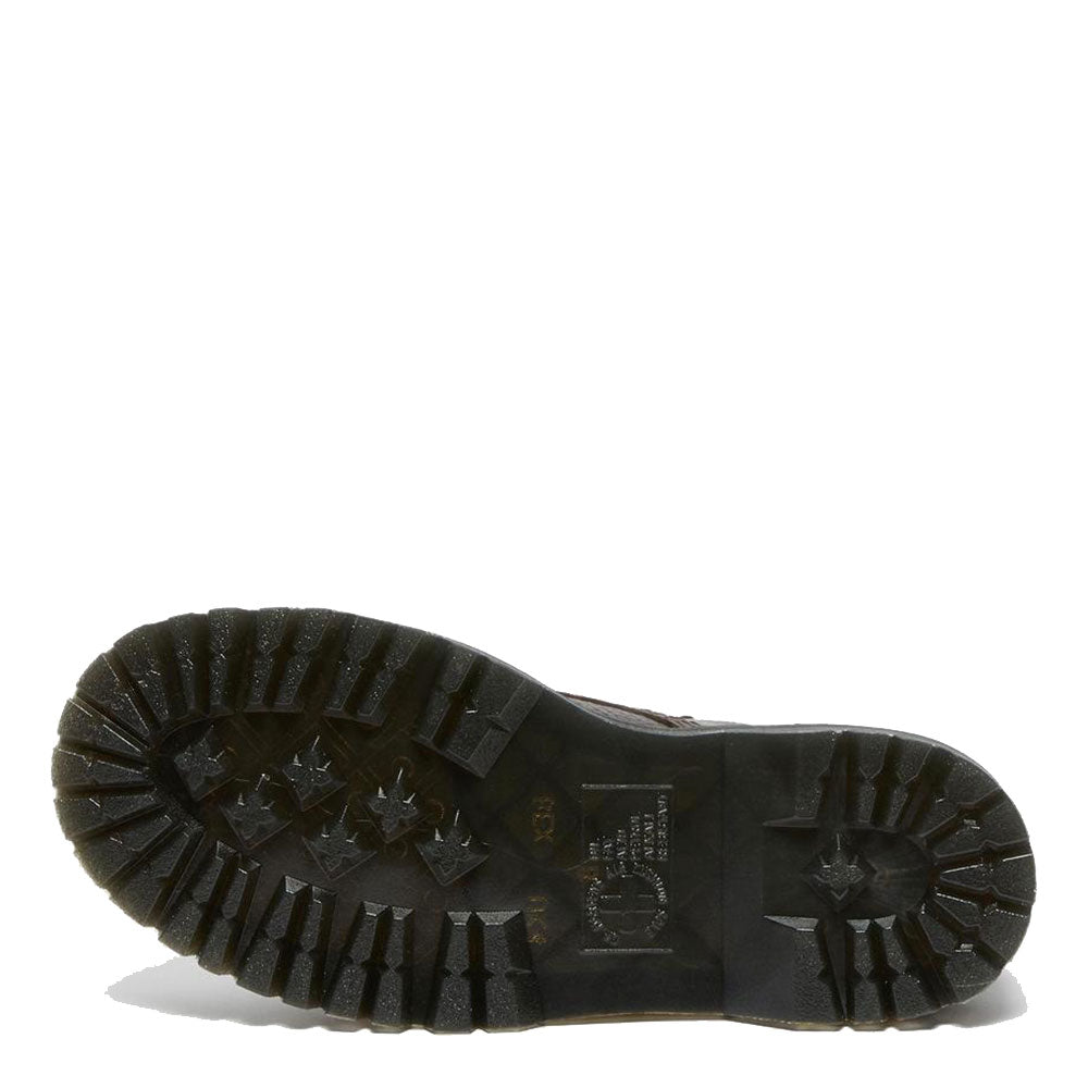 Scarpe Donna DR. MARTENS Stivali Platform linea Sinclair in Pelle Burgundy
