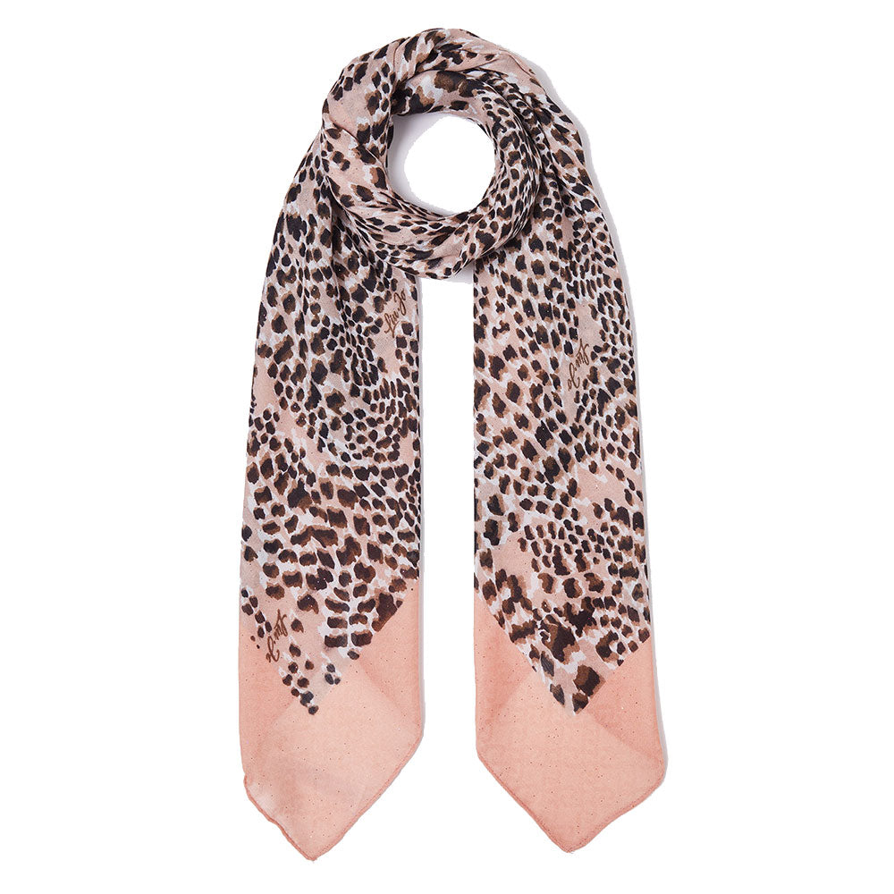 Foulard Donna 120 x 120 cm LIU JO in Tessuto stampa Animalier