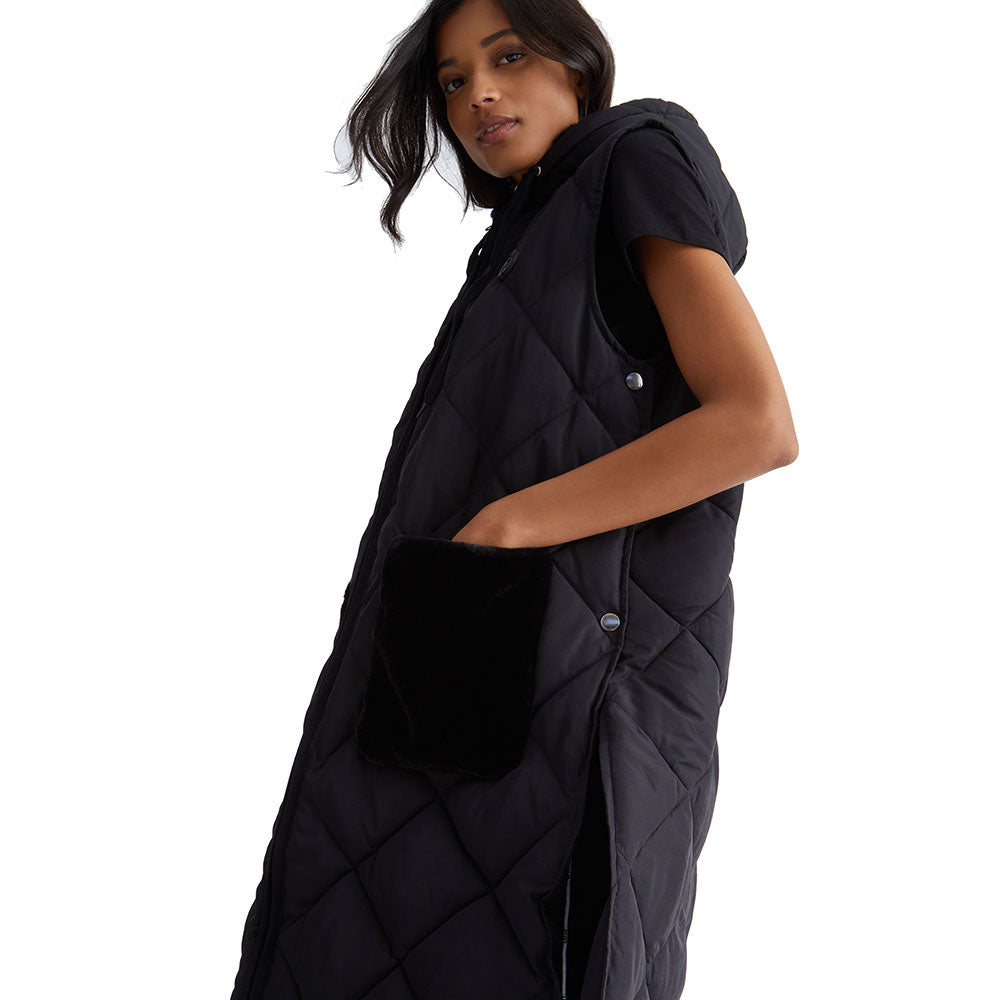 Gilet Donna LIU JO in Nylon Imbottito Nero