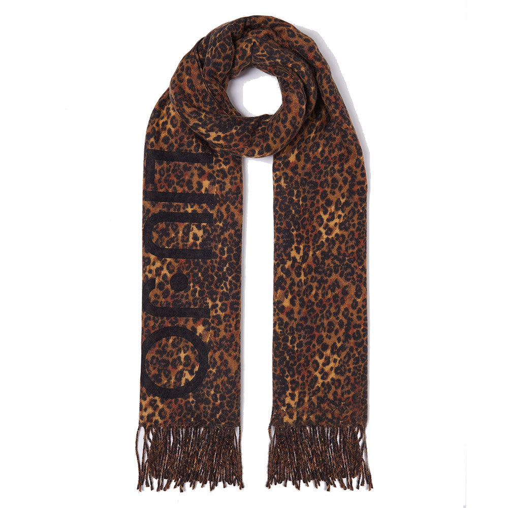 Stola Donna 180 x 70 cm LIU JO in Tessuto Garzato stampa Animalier