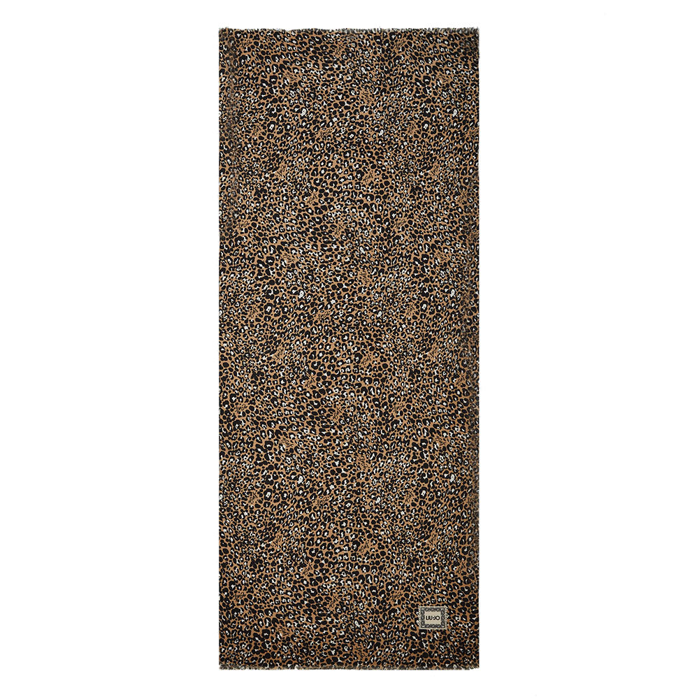 Stola Donna 180 x 70 cm LIU JO in Tessuto con Stampa Animalier 2F3144