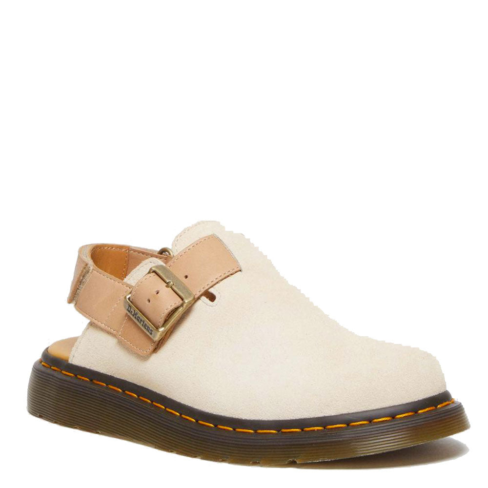 Scarpe Unisex DR. MARTENS linea Jorge II in Pelle Scamosciata Beige