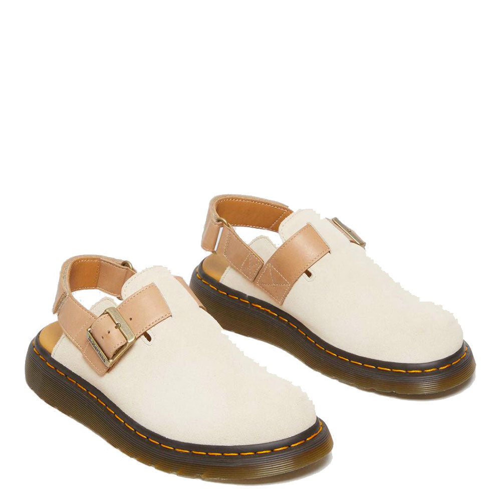 Scarpe Unisex DR. MARTENS linea Jorge II in Pelle Scamosciata Beige