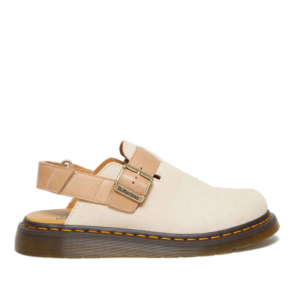 Scarpe Unisex DR. MARTENS linea Jorge II in Pelle Scamosciata Beige