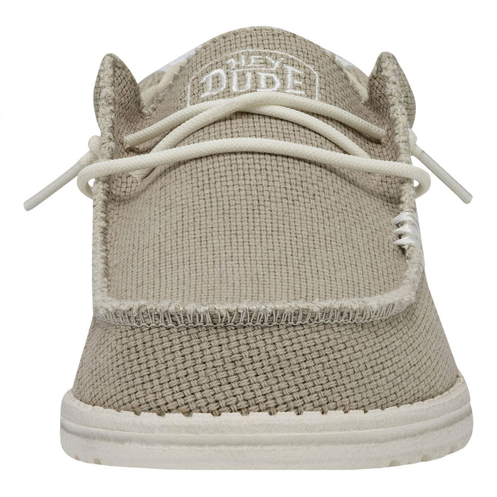 Scarpe Uomo HEY DUDE linea Wally Braided colore Off White