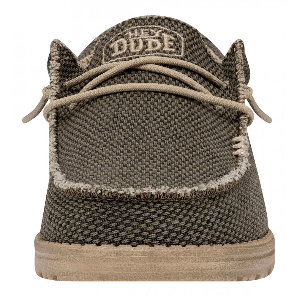 Scarpe Uomo HEY DUDE linea Wally Braided colore Army 3VE