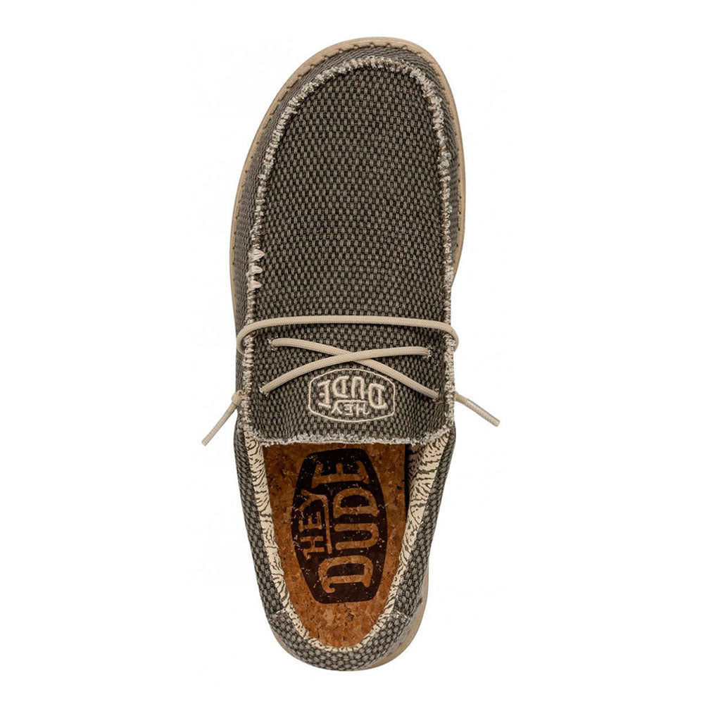 Scarpe Uomo HEY DUDE linea Wally Braided colore Army 3VE
