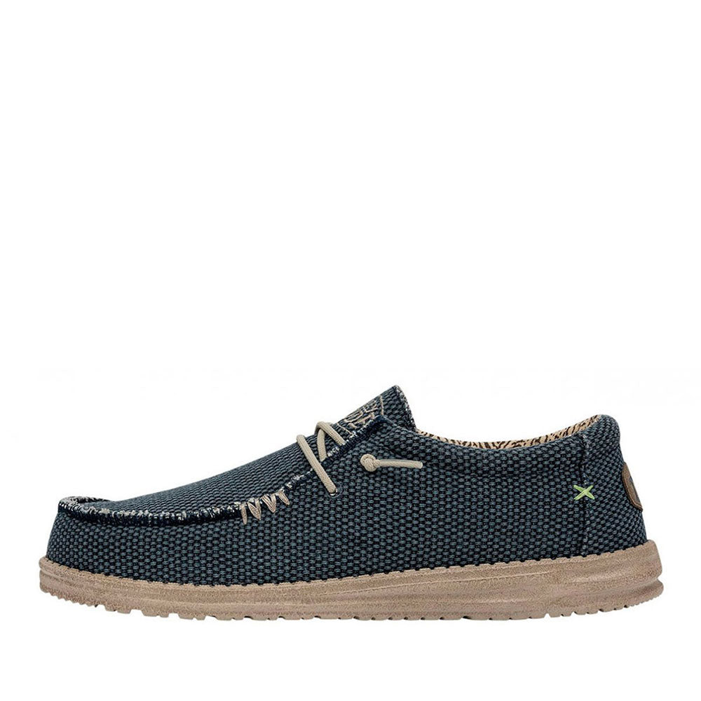 Scarpe Uomo HEY DUDE linea Wally Braided colore Blue Night 4NM