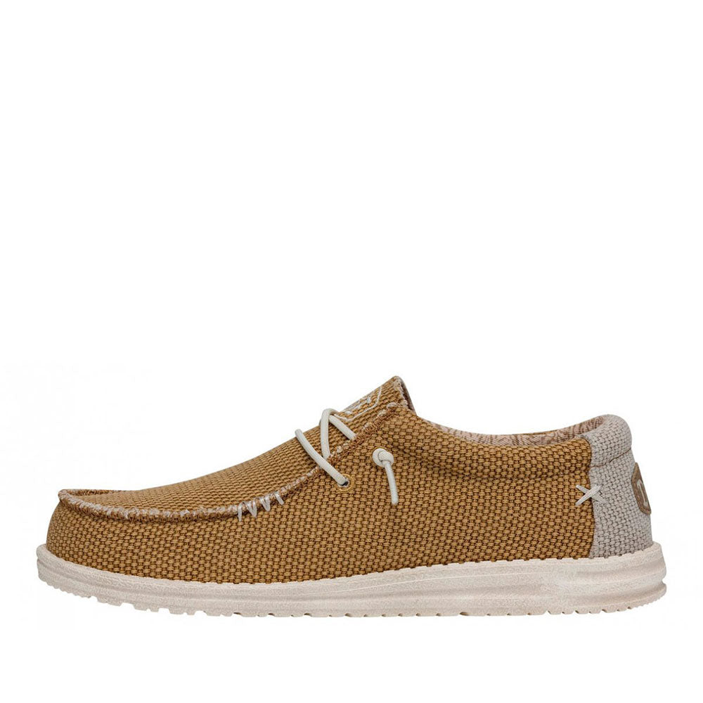 Scarpe Uomo HEY DUDE linea Wally Braided colore Ocra