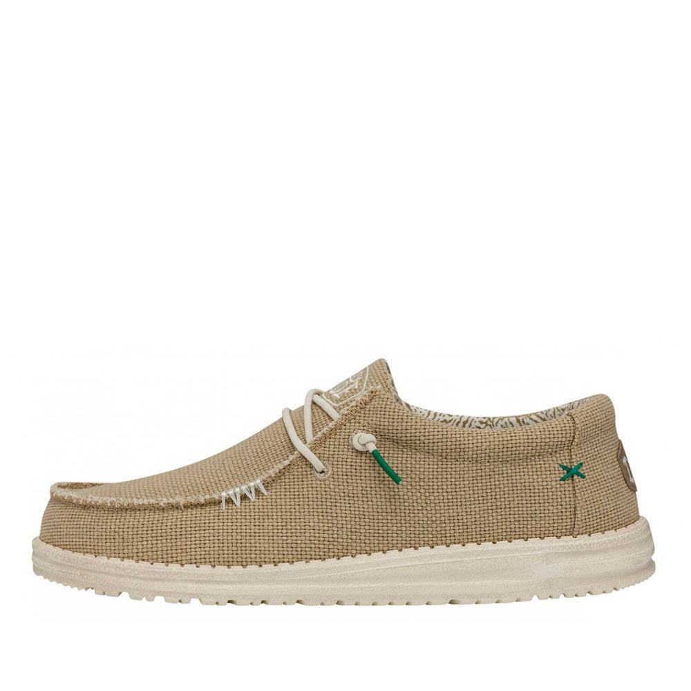 Scarpe Uomo HEY DUDE linea Wally Braided colore Sand