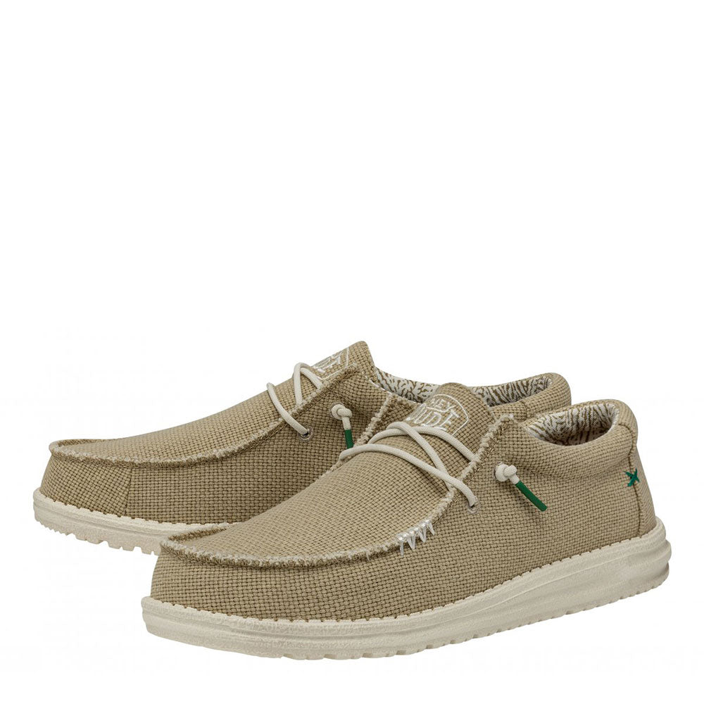 Scarpe Uomo HEY DUDE linea Wally Braided colore Sand