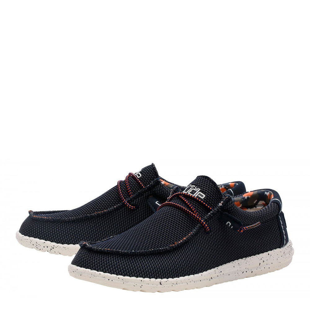 Scarpe Uomo HEY DUDE linea Wally Sox colore Blue Multi 4NY