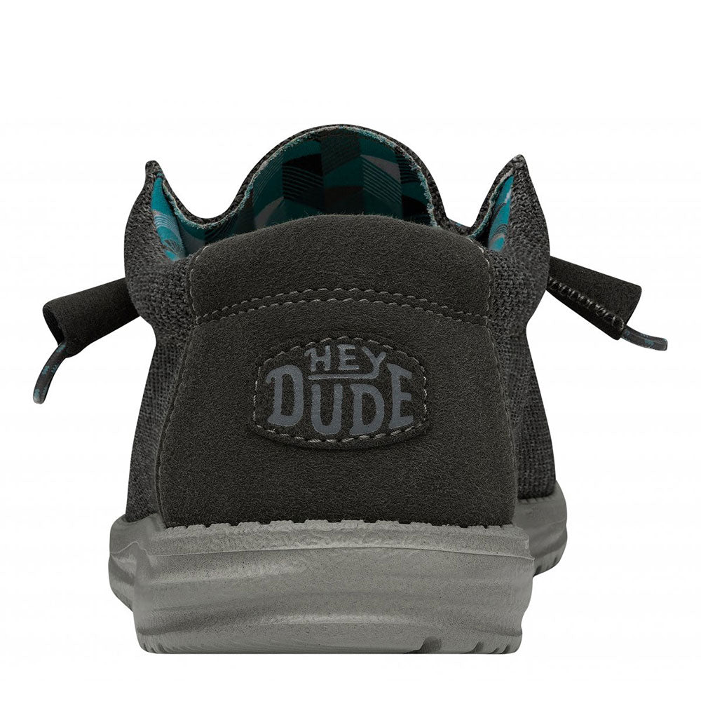 Scarpe Uomo HEY DUDE linea Wally Sox colore Charcoal
