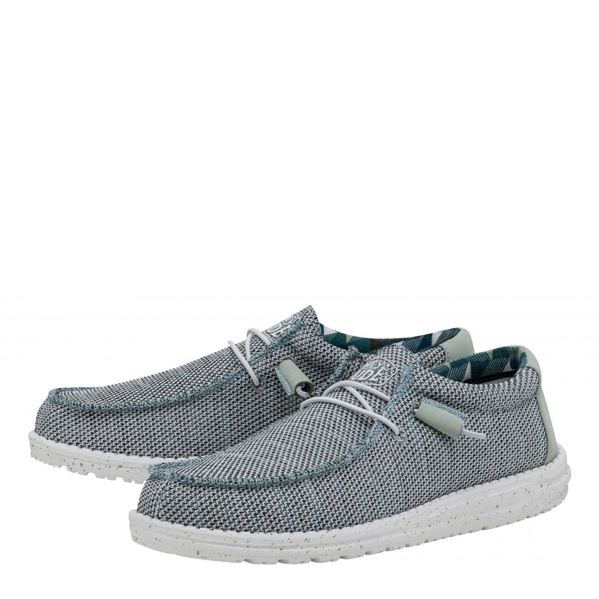 Scarpe Uomo HEY DUDE linea Wally Sox colore Ice Grey
