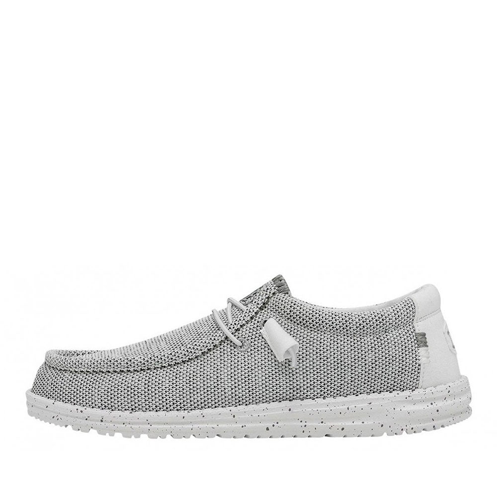 Scarpe Uomo HEY DUDE linea Wally Sox colore Stone White