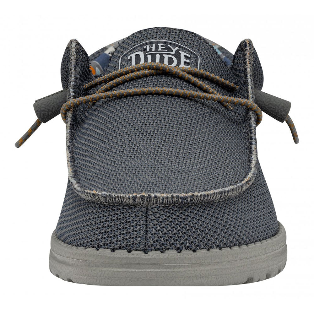 Scarpe Uomo HEY DUDE linea Wally Sox Triple Needle colore Blue Shadow