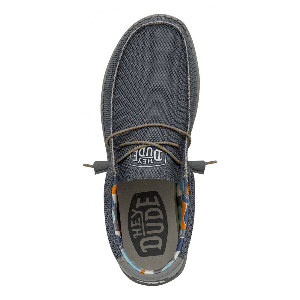 Scarpe Uomo HEY DUDE linea Wally Sox Triple Needle colore Blue Shadow