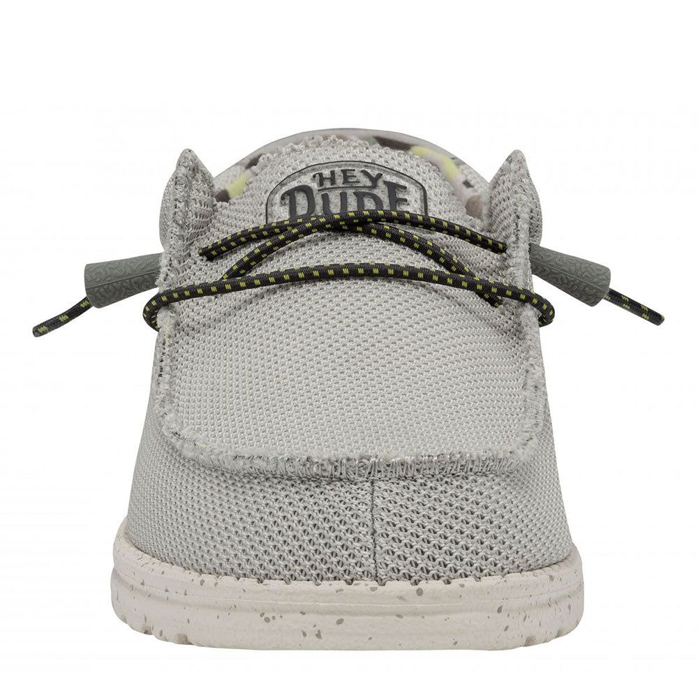 Scarpe Uomo HEY DUDE linea Wally Sox Triple Needle colore Fog