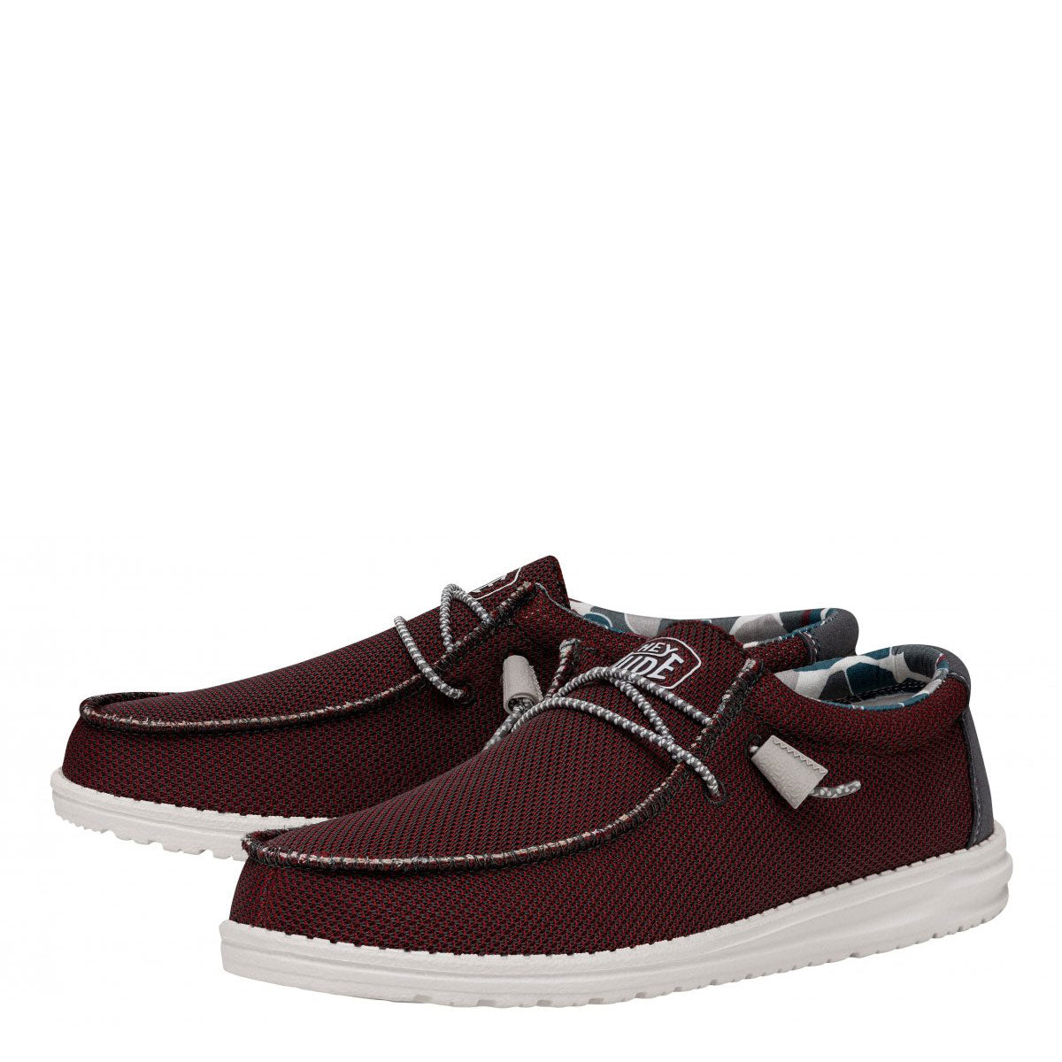Scarpe Uomo HEY DUDE linea Wally Sox Triple Needle colore Karanda Red