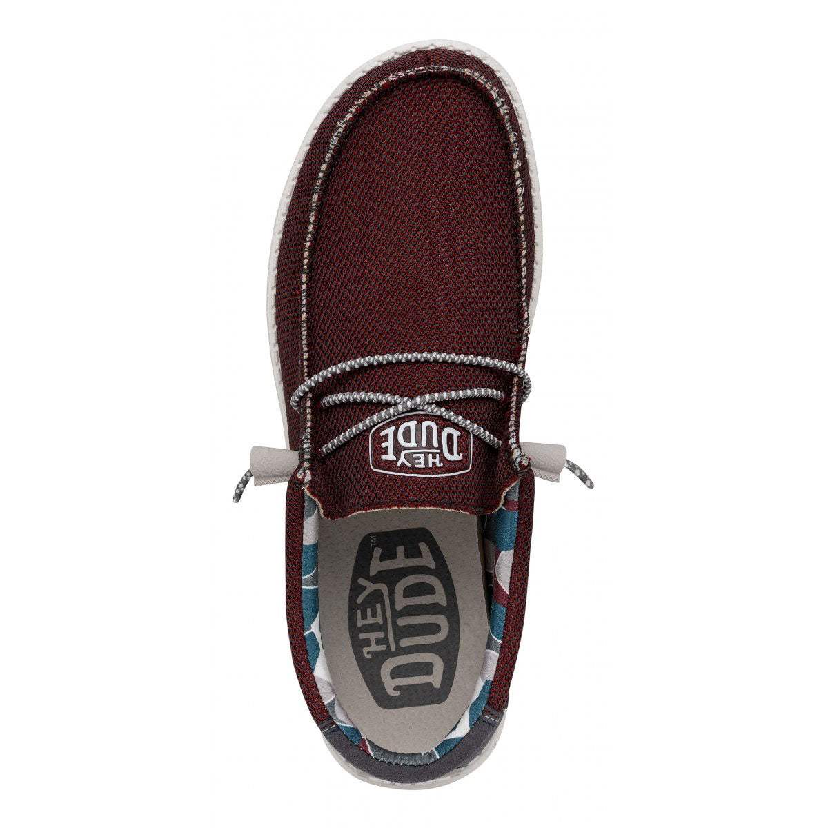 Scarpe Uomo HEY DUDE linea Wally Sox Triple Needle colore Karanda Red